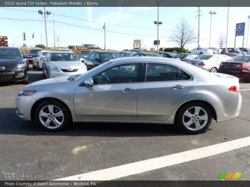 Palladium Metallic / Ebony 2010 Acura TSX Sedan