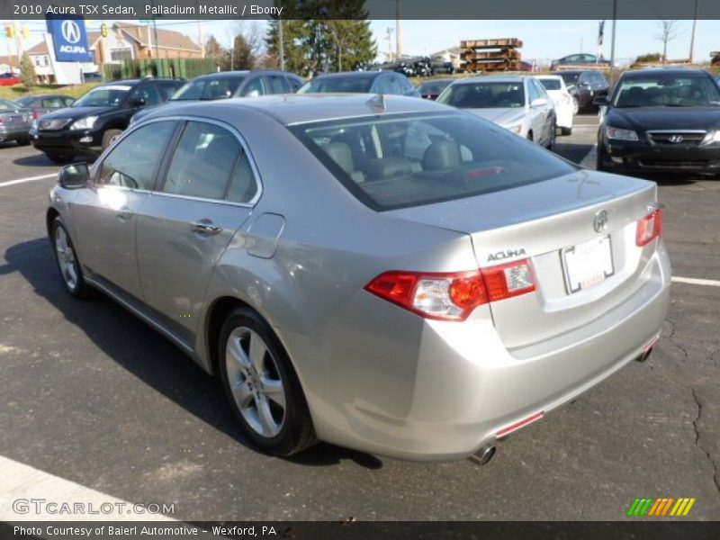Palladium Metallic / Ebony 2010 Acura TSX Sedan