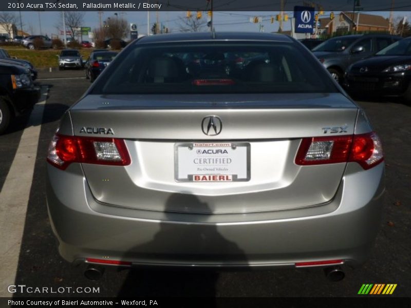 Palladium Metallic / Ebony 2010 Acura TSX Sedan