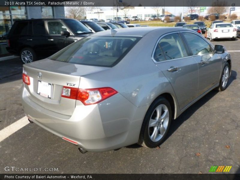 Palladium Metallic / Ebony 2010 Acura TSX Sedan
