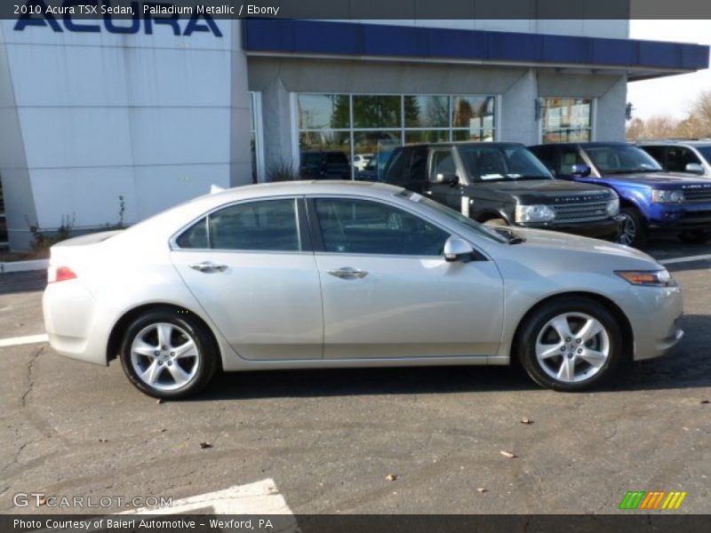 Palladium Metallic / Ebony 2010 Acura TSX Sedan
