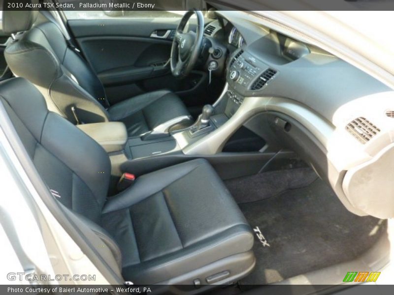 Palladium Metallic / Ebony 2010 Acura TSX Sedan