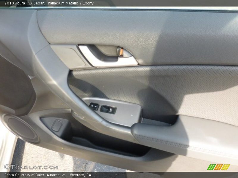Palladium Metallic / Ebony 2010 Acura TSX Sedan