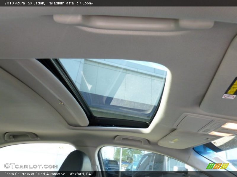 Palladium Metallic / Ebony 2010 Acura TSX Sedan