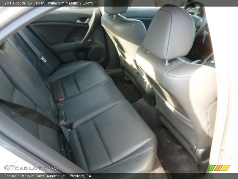 Palladium Metallic / Ebony 2010 Acura TSX Sedan