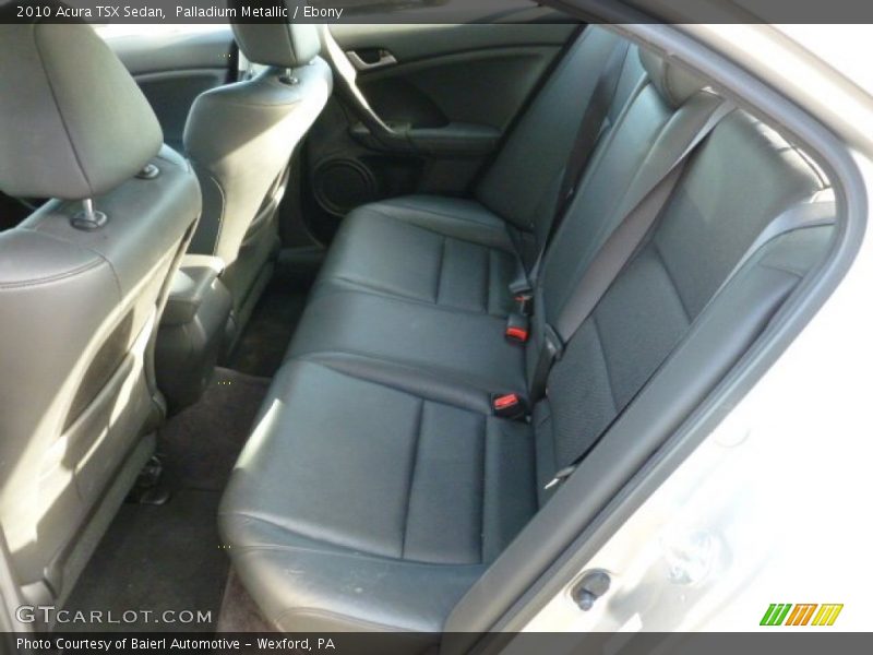 Palladium Metallic / Ebony 2010 Acura TSX Sedan