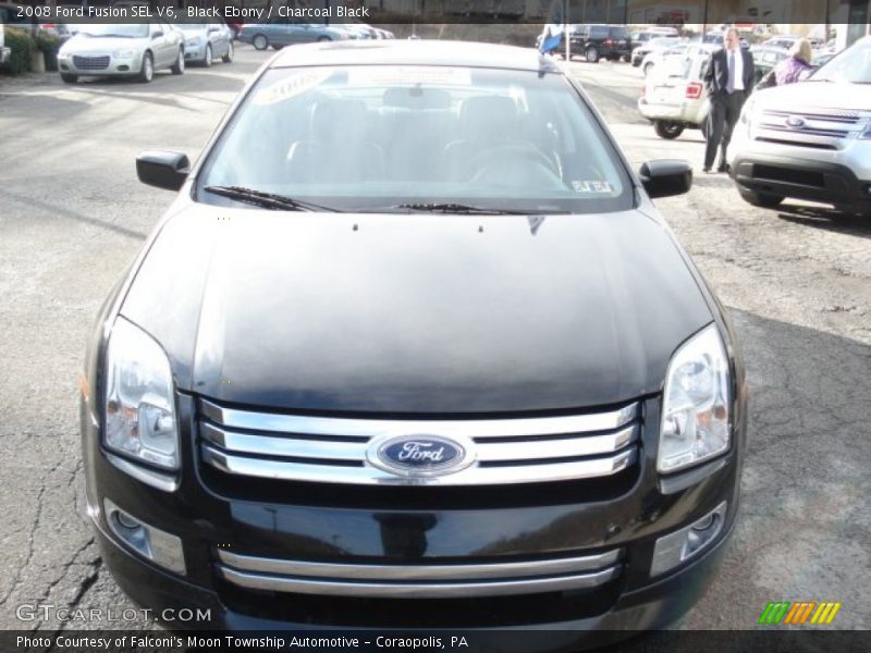 Black Ebony / Charcoal Black 2008 Ford Fusion SEL V6