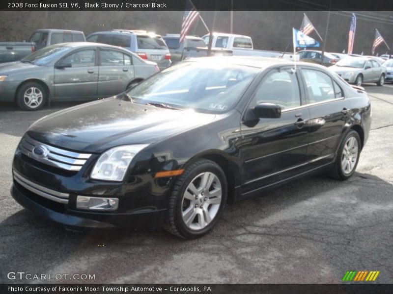 Black Ebony / Charcoal Black 2008 Ford Fusion SEL V6