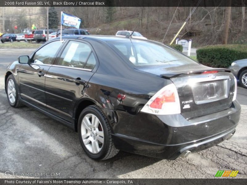 Black Ebony / Charcoal Black 2008 Ford Fusion SEL V6