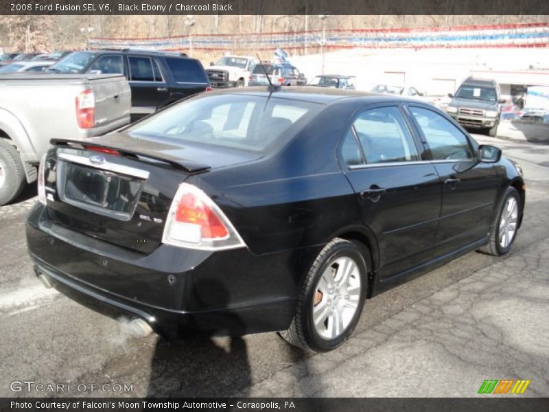 Black Ebony / Charcoal Black 2008 Ford Fusion SEL V6