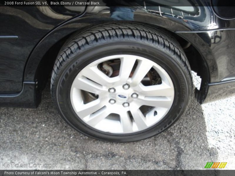 Black Ebony / Charcoal Black 2008 Ford Fusion SEL V6
