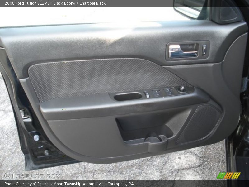 Black Ebony / Charcoal Black 2008 Ford Fusion SEL V6