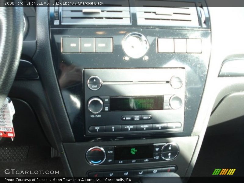 Black Ebony / Charcoal Black 2008 Ford Fusion SEL V6