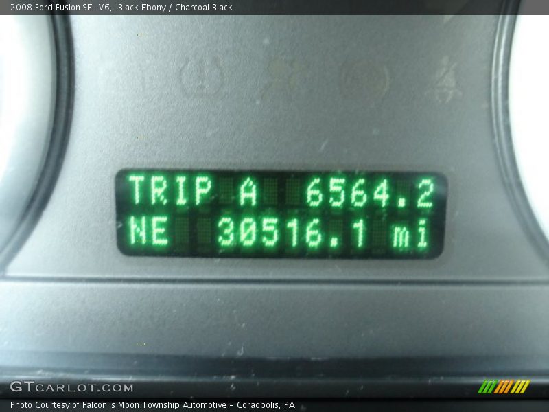 Black Ebony / Charcoal Black 2008 Ford Fusion SEL V6