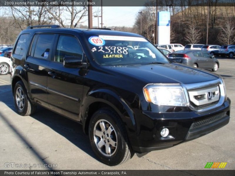 Formal Black / Black 2009 Honda Pilot Touring 4WD