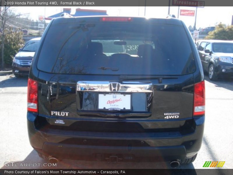 Formal Black / Black 2009 Honda Pilot Touring 4WD