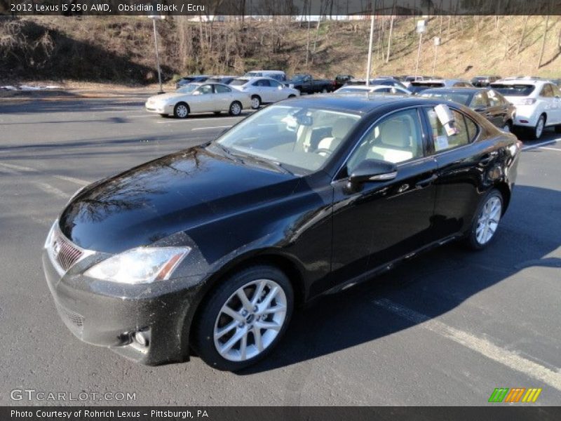 Obsidian Black / Ecru 2012 Lexus IS 250 AWD