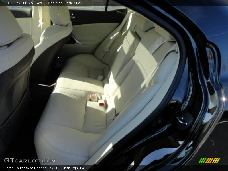 Obsidian Black / Ecru 2012 Lexus IS 250 AWD