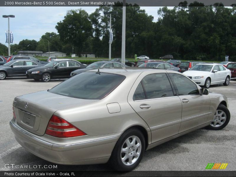 Desert Silver Metallic / Java 2000 Mercedes-Benz S 500 Sedan