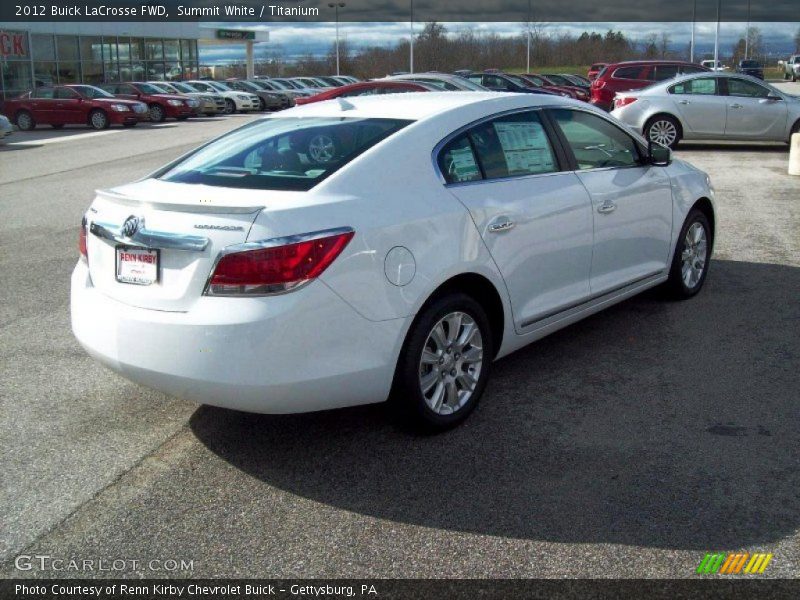 Summit White / Titanium 2012 Buick LaCrosse FWD