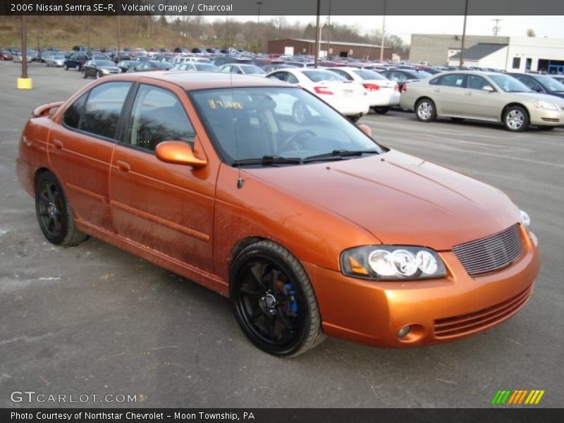 Volcanic Orange / Charcoal 2006 Nissan Sentra SE-R