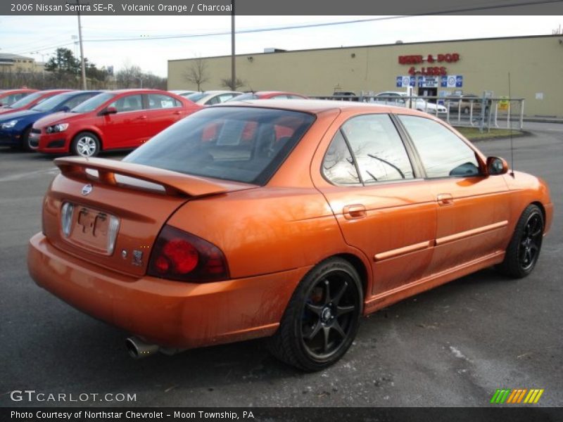 Volcanic Orange / Charcoal 2006 Nissan Sentra SE-R