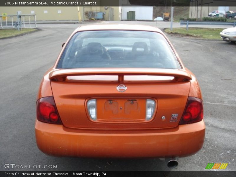 Volcanic Orange / Charcoal 2006 Nissan Sentra SE-R