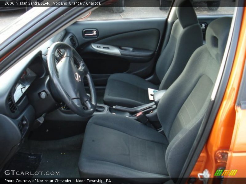 Volcanic Orange / Charcoal 2006 Nissan Sentra SE-R