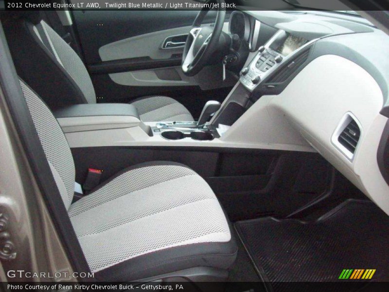 Twilight Blue Metallic / Light Titanium/Jet Black 2012 Chevrolet Equinox LT AWD