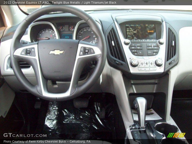 Twilight Blue Metallic / Light Titanium/Jet Black 2012 Chevrolet Equinox LT AWD