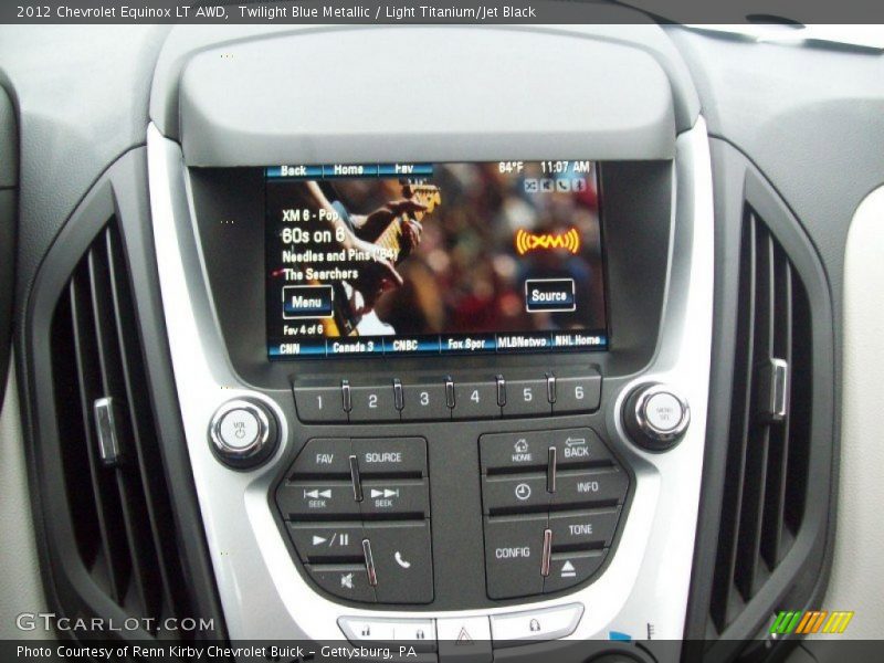 Twilight Blue Metallic / Light Titanium/Jet Black 2012 Chevrolet Equinox LT AWD