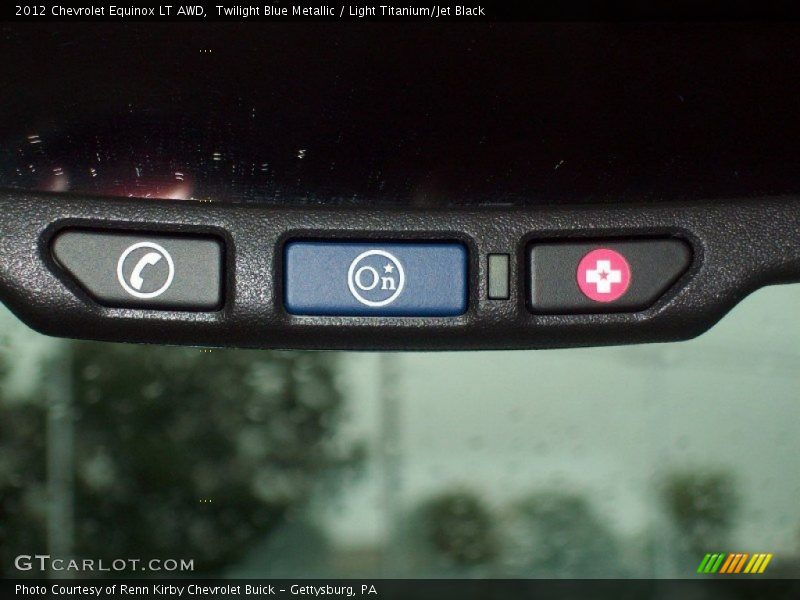 Twilight Blue Metallic / Light Titanium/Jet Black 2012 Chevrolet Equinox LT AWD