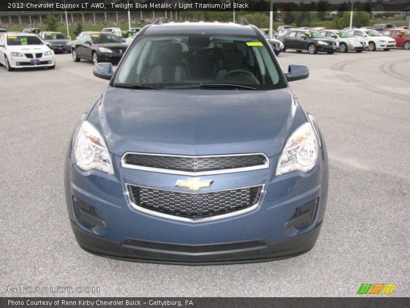 Twilight Blue Metallic / Light Titanium/Jet Black 2012 Chevrolet Equinox LT AWD