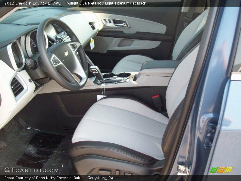 Twilight Blue Metallic / Light Titanium/Jet Black 2012 Chevrolet Equinox LT AWD
