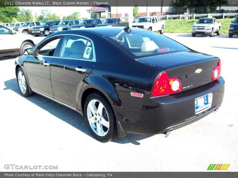 Black Granite Metallic / Titanium 2012 Chevrolet Malibu LT