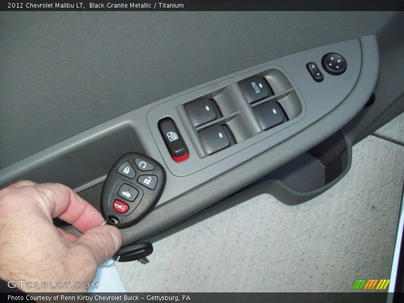 Black Granite Metallic / Titanium 2012 Chevrolet Malibu LT