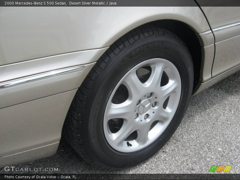 Desert Silver Metallic / Java 2000 Mercedes-Benz S 500 Sedan