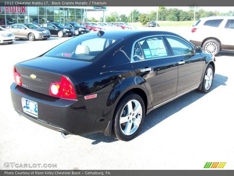 Black Granite Metallic / Titanium 2012 Chevrolet Malibu LT