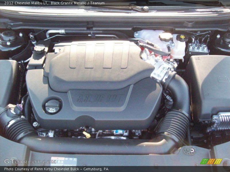 Black Granite Metallic / Titanium 2012 Chevrolet Malibu LT