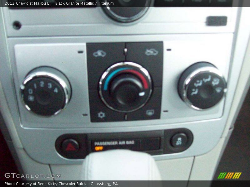 Black Granite Metallic / Titanium 2012 Chevrolet Malibu LT