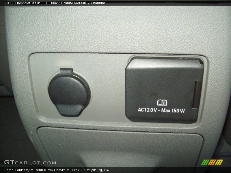 Black Granite Metallic / Titanium 2012 Chevrolet Malibu LT