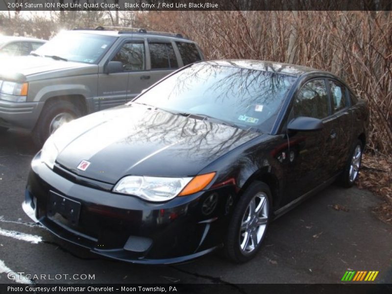 Black Onyx / Red Line Black/Blue 2004 Saturn ION Red Line Quad Coupe