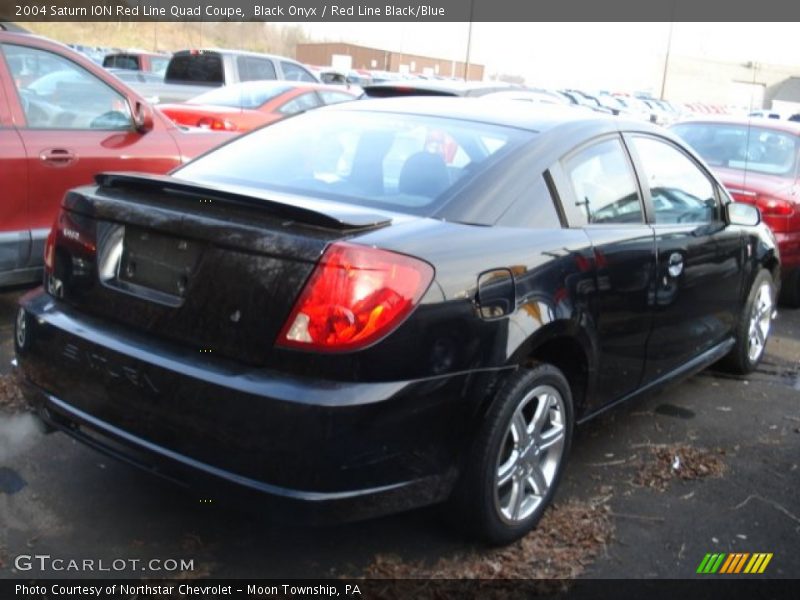 Black Onyx / Red Line Black/Blue 2004 Saturn ION Red Line Quad Coupe