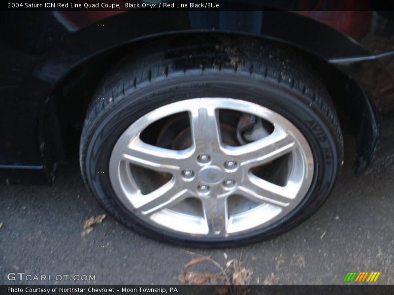 Black Onyx / Red Line Black/Blue 2004 Saturn ION Red Line Quad Coupe