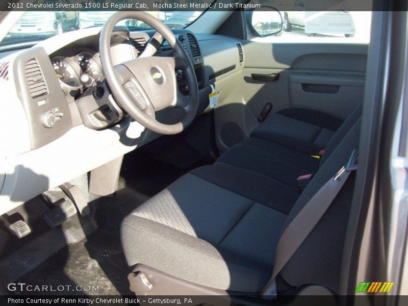Mocha Steel Metallic / Dark Titanium 2012 Chevrolet Silverado 1500 LS Regular Cab