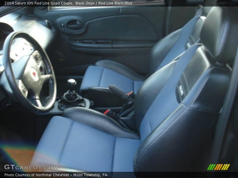 Black Onyx / Red Line Black/Blue 2004 Saturn ION Red Line Quad Coupe