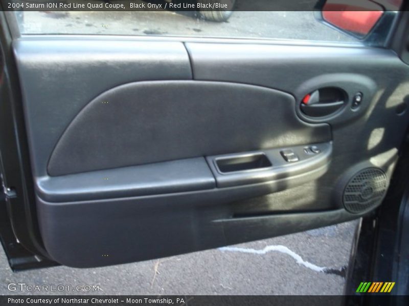 Black Onyx / Red Line Black/Blue 2004 Saturn ION Red Line Quad Coupe
