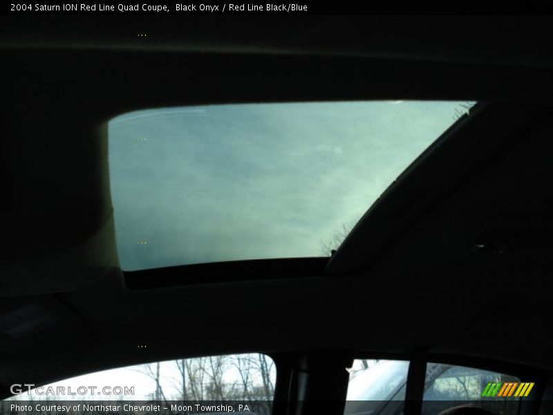 Black Onyx / Red Line Black/Blue 2004 Saturn ION Red Line Quad Coupe