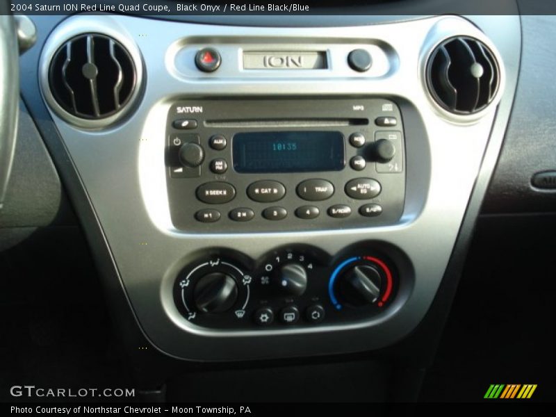 Black Onyx / Red Line Black/Blue 2004 Saturn ION Red Line Quad Coupe