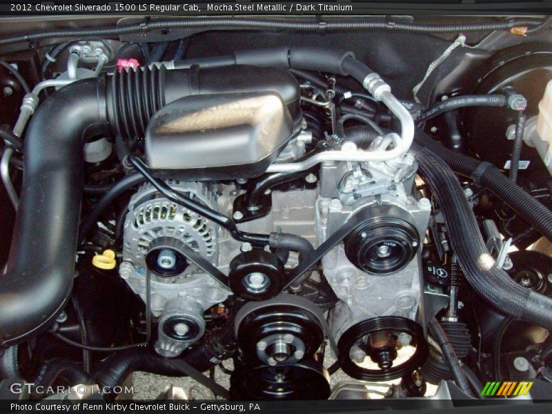 Mocha Steel Metallic / Dark Titanium 2012 Chevrolet Silverado 1500 LS Regular Cab